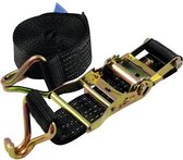 SHZ Spanbanden met ratel - H400 - Zwart - 3.6m - 50mm