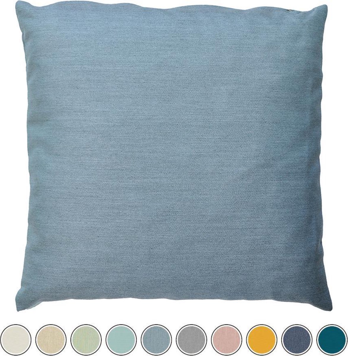 UITVERKOOP Buitenkussen Qush Royal - Sunbrella Frosty Chine | Waterbestendig | kleurvast | vlekbestendig | schimmelwerend - Sierkussens buiten tuin loungekussen / tuinmeubel kussen /tuinkussen / buitenkussens / palletkussen