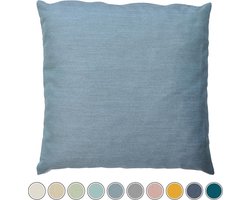 UITVERKOOP Buitenkussen Qush Royal - Sunbrella Frosty Chine | Waterbestendig | kleurvast | vlekbestendig | schimmelwerend - Sierkussens buiten tuin loungekussen / tuinmeubel kussen /tuinkussen / buitenkussens / palletkussen