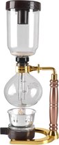 Syphon Coffee Maker, Japanse style Siphon koffiezet apparaat , Slow Koffie Goud