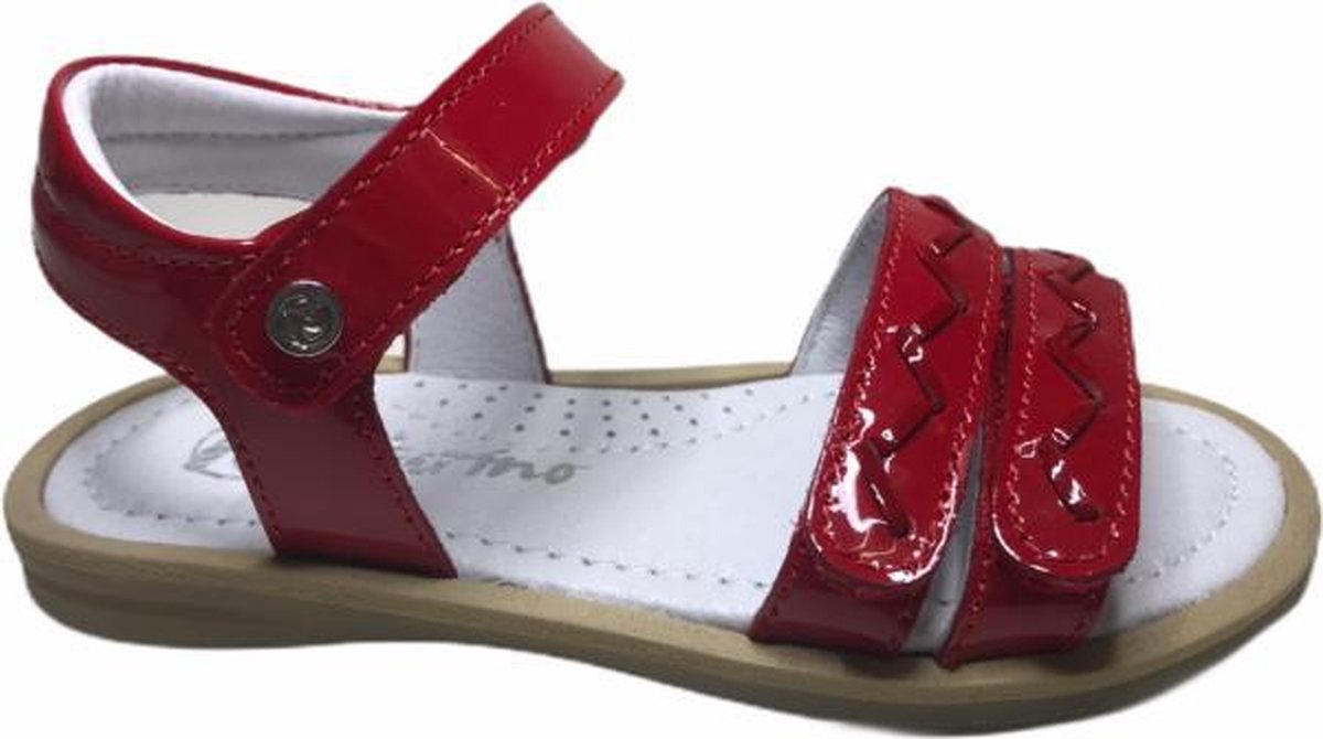 Naturino velcro meisje sandalen 2363 lak rood