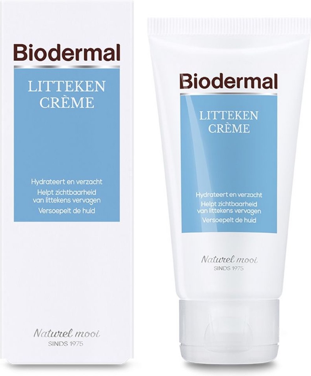 Biodermal Littekencrème - Vermindert zichtbaarheid van littekens - Litteken crème tube 75ml - Biodermal