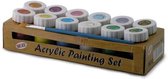 Verf set, acryl, 12 kleuren