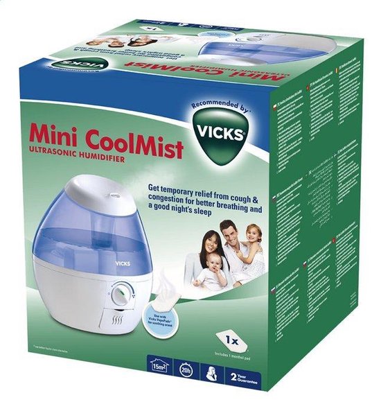 Bol Com Vicks Mini Cool Mist Luchtbevochtiger Ultrasoon