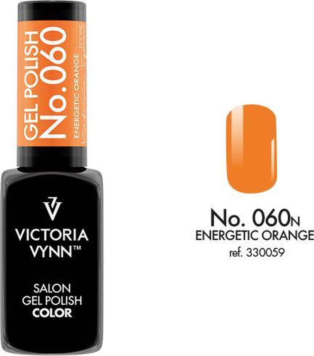 Gellak Victoria Vynn™ Gel Nagellak - Salon Gel Polish Color 060 - 8 ml. - Energetic Orange