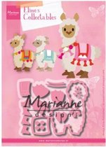 Marianne Design Collectables Snij en Embosstencil - Eline's Alpaca