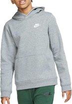 Nike Sportswear Club Meisjes/Jongens Trui - Carbon Heather/White - Maat XS