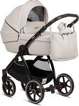 Bo Jungle B-Cloud Kinderwagen - Suvvy - Met draagmand en Luiertas - Grey PU Leather