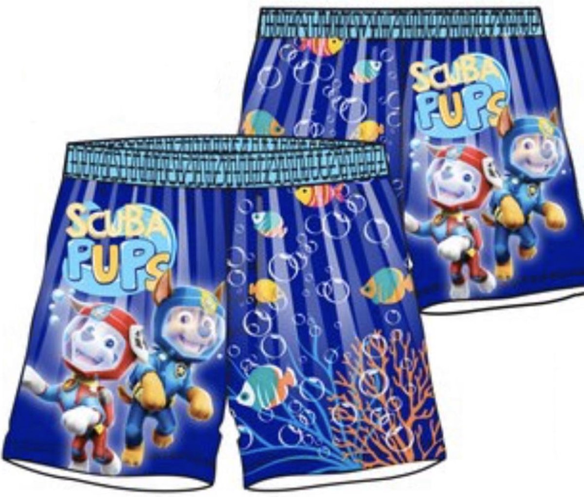 Paw Patrol zwembroek Scuba Pups - blauw - maat 110 / 5 jaar