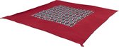 Bent Carpet oriental - Tapijt - 250x250 cm - Oriental allover print rood