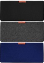 Bureau Onderlegger| Muismat | Computermat | Gaming Mat | Bureaumat| Blauw | Vilt | 70x32cm