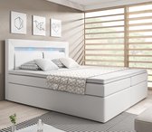 Boxspringbed New Jersey - 180 x 200cm - Incl. LED