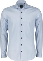 Nils Overhemd - Body Fit - Blauw - XL
