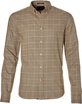 Scotch & Soda Overhemd - Slim Fit - Bruin - L