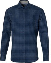 Jac Hensen Overhemd - Modern Fit - Blauw - 3XL Grote Maten