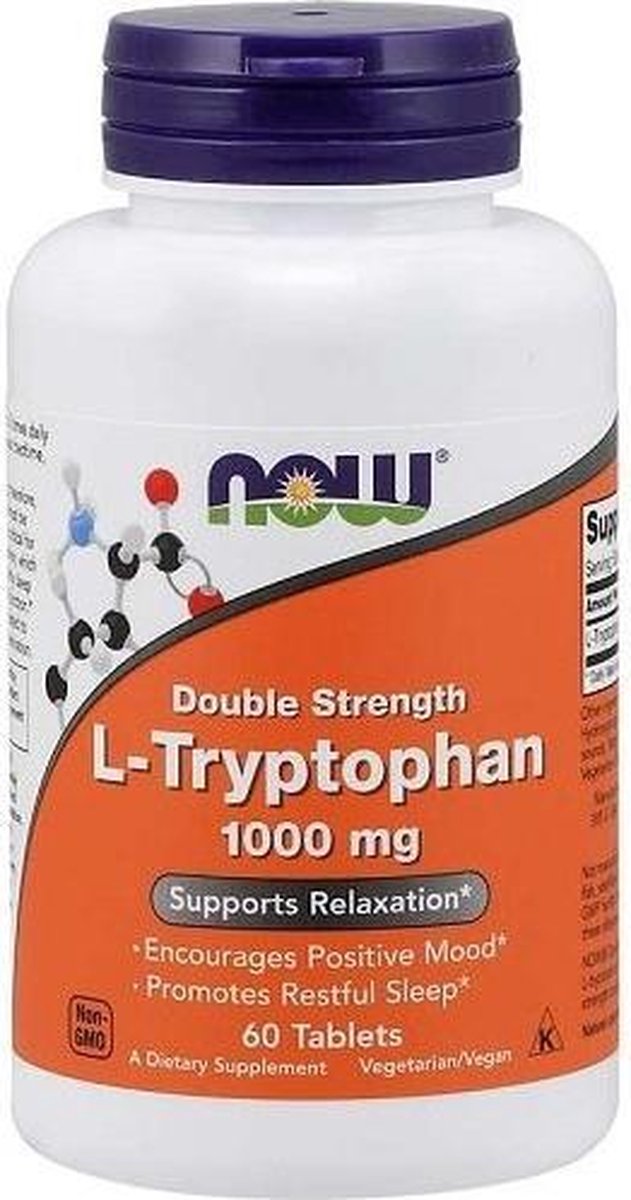 Goedkoopste NOW Foods - Voedingssupplementen L Tryptofaan 1000 mg (60 tabletten