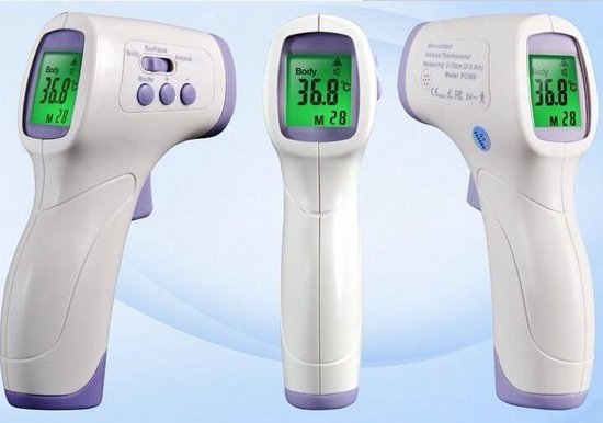 Infrarood thermometer| Thermometer | Baby / Volwassenen en Objecten | Voorhoofd Koortsthermometer | Thermometer Lichaam - Ambient