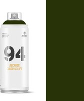 MTN94 Borneo Green Spray Paint - 400 ml basse pression et finition mate