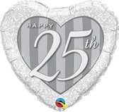 Folie hart “Happy 25th”