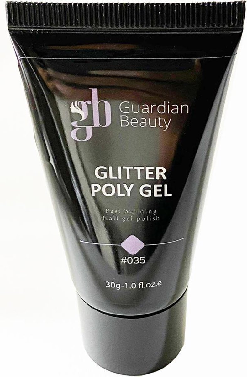 Guardian Beauty Polygel - Glitter Polygel - Zilver - 30g - Polyacryl Gel