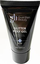 Polygel - Polyacryl Gel - Kleur Glitter Lichtblauw - 30gr - Gel nagellak - Fantastische glans en kleurdiepte - UV en LED-uithardbaar - Kunstnagels en natuurlijke nagels