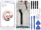 Lcd-scherm en digitizer volledige montage met frame voor Xiaomi Redmi 5A (wit)