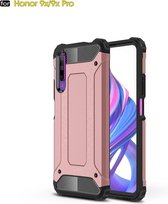 Magic Armor TPU + PC Combinatie Case voor Huawei Honor 9X / 9Xpro (Rose Gold)