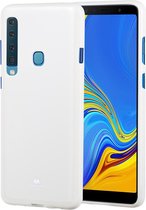 GOOSPERY I JELLY METAL TPU beschermhoes voor Galaxy A9 (2018) / A9s (wit)