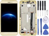 Lcd-scherm en Digitizer volledige montage met frame voor Asus ZenFone 3 ZE520KL Z017D Z017DA Z017DB (goud)