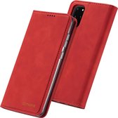 Voor Galaxy S20 LC.IMEEKE LC-002-serie Skin Hand Feeling PU + TPU horizontale flip lederen tas met houder en kaartsleuf en portemonnee (rood)