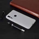 Voor Huawei Y9 Prime (2019) Candy Color TPU Case (wit)