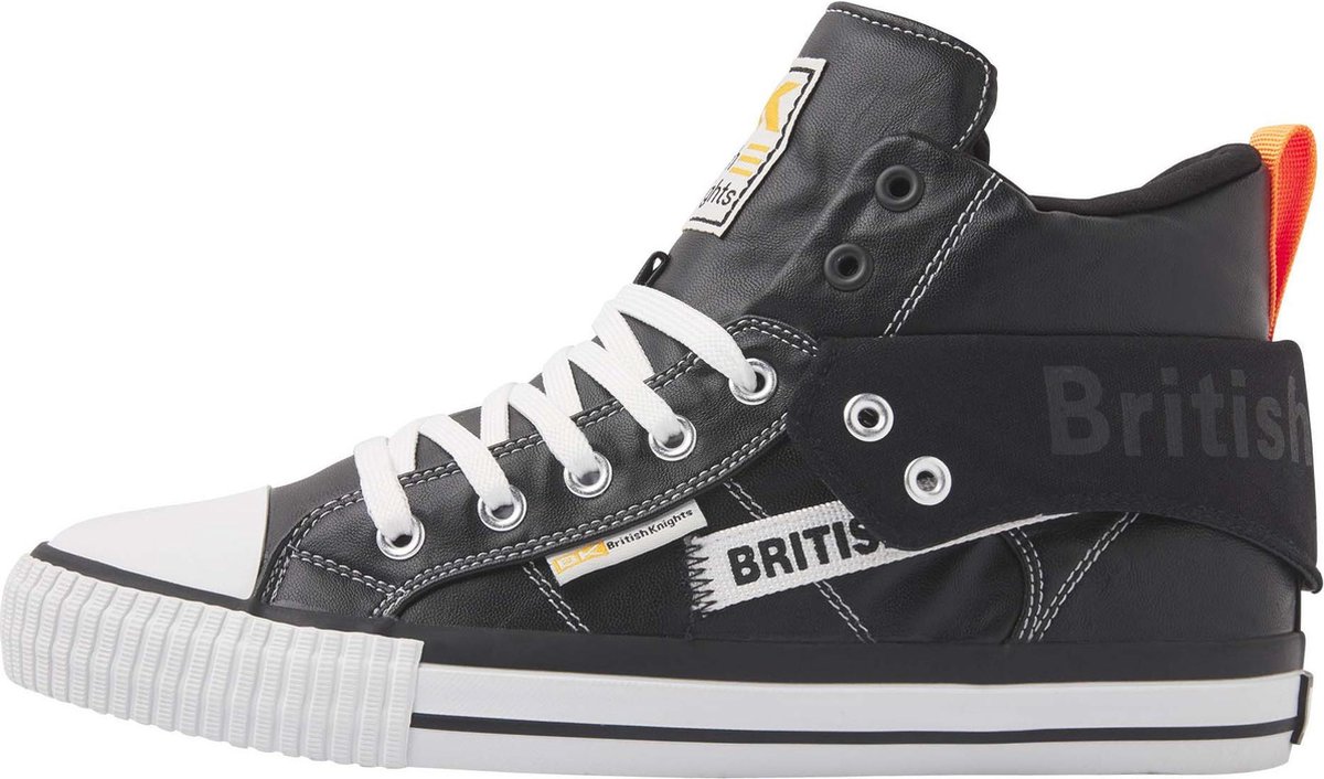 British Knights ROCO TAG Heren sneakers hoog Zwart maat 45 - Schoenen.nl