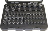 Uitgebreide Torx doppenset met in- en uitwendige torx, 52 delig, Normex