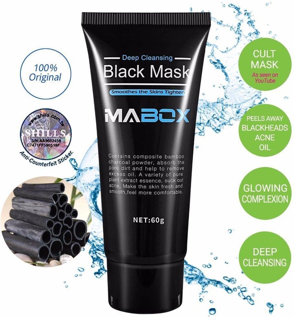 Black Head Peel off Mask - Verzorgend gezichtsmasker - Mee-Eters - Acne en Gezichtsverzorging