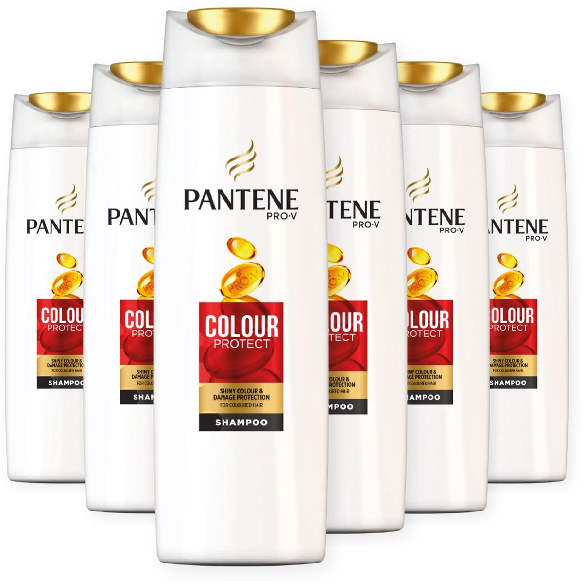 Pantene 6x400ml Colour Protect Shampoo XXL Voordeelverpakking