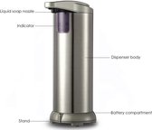 Automatische Zeepdispenser Roestvrijstaal  - No Touch Zeep dispenser - Antibacterieel - Desinfectie - Zeeppompje - Automatische Zeeppomp - Zeep dispenser met Sensor