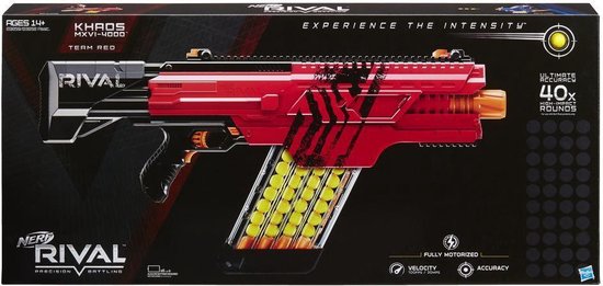 NERF Rival Khaos MXVI-4000 Rood – Krachtig & Nauwkeurig | bol
