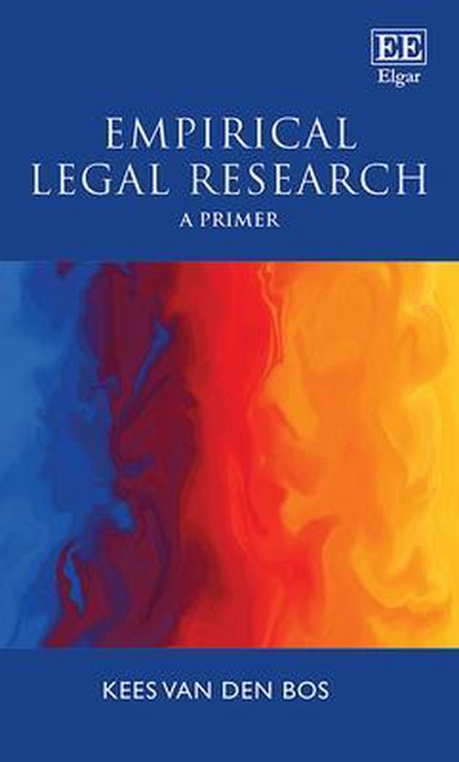 Empirical Legal Research A Primer, Kees van den Bos 9781789907223