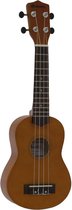 DIMAVERY UK-200 ukelele muziekinstrument, soprano, braun