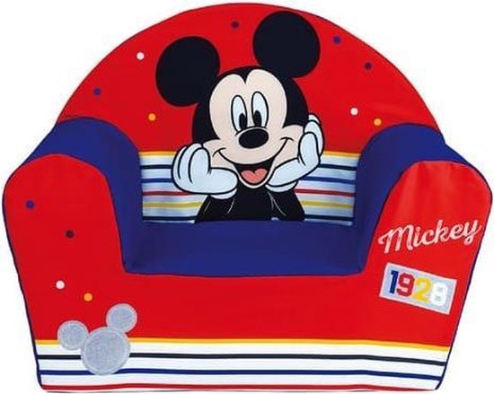 Disney Mickey Mouse kinderstoel/kinderfauteuil 33 x 52 x 42 cm  kindermeubels -... | bol.com