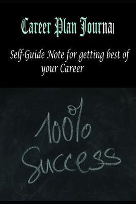 Career Plan Journal 9798649771320 David H Worzniac Boeken
