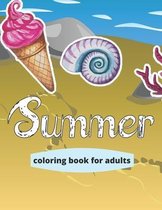 summer coloring book for adults