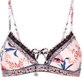 Seafolly Water Garden Fixed Tri Bra - Dames Bikinitopje Roze Gebloemd Maat 36