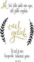 Kaart - A6 - 10x15cm - Met envelop - Ik heb jullie geluk voor ogen - Vieren - Verjaardag - Majestic Ally - 12 stuks