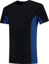 Tricorp t-shirt bi-color - Workwear - 102002 - navy-koningsblauw - maat L