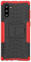 Samsung Galaxy Note 10 Plus hoes - Schokbestendige Back Cover - Rood