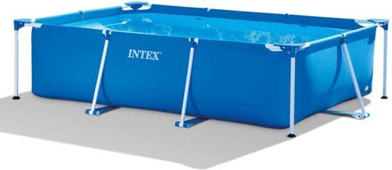 een miljoen ongeluk baas Zwembad Intex Metal Frame Pool 300x200x75 cm + Afdekhoes | bol.com