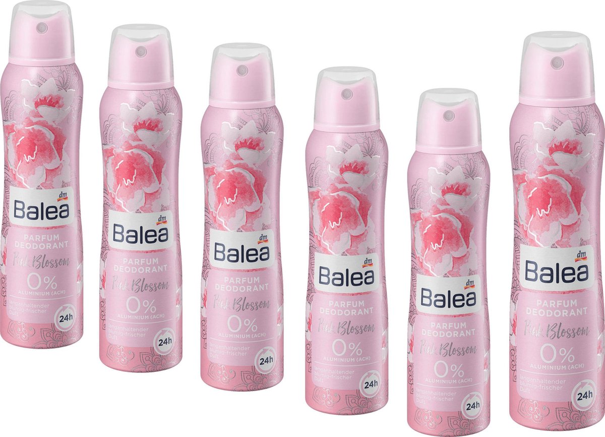 Balea Deodorant Pink Blossom | 6-pack (6 x 150 ml)