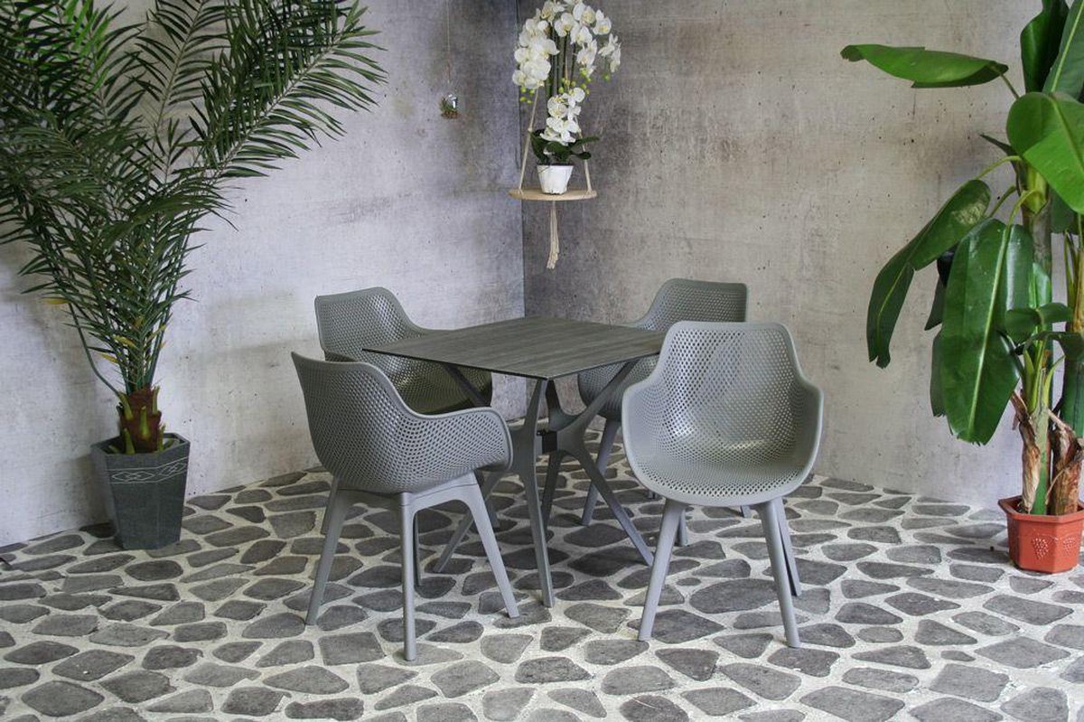 Sens-Line Jasper Garden Chair Plastic Grey