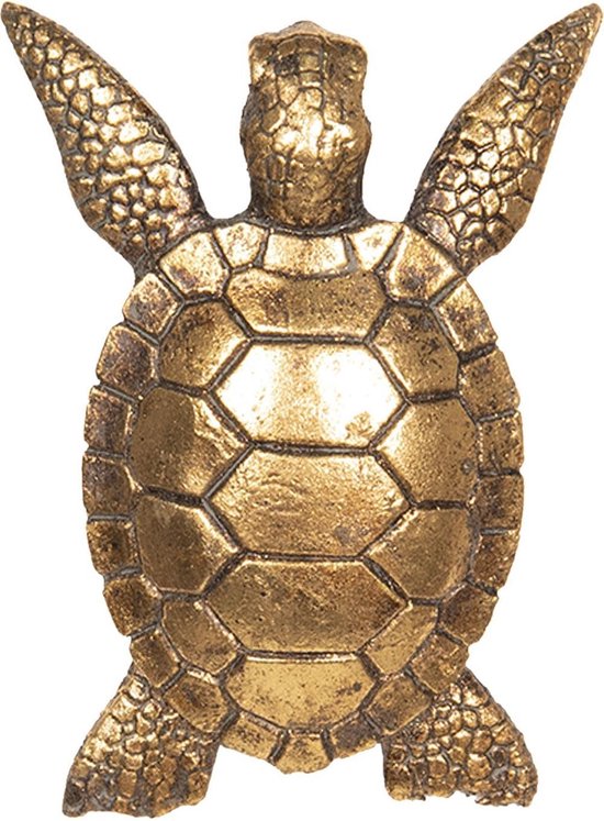 Clan Zo veel smal Decoratie schildpad | 13*10*5 cm | Goudkleurig | Kunststof | Schildpad |  Clayre & Eef... | bol.com
